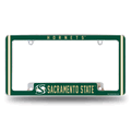 NCAA Sacramento State Hornets Chrome Automotive License Plate Frame NCAA Sacramento State Hornets Chrome Automotive License Plate Frame