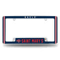 NCAA Saint Mary's (CA) Gaels Chrome Automotive License Plate Frame NCAA Saint Mary's (CA) Gaels Chrome Automotive License Plate Frame