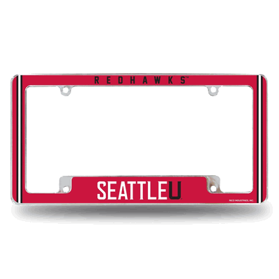NCAA Seattle�Redhawks 12" x 6" Chrome Automotive License Plate Frame