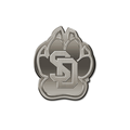 NCAA South Dakota Coyotes Standard Antique Auto Emblem