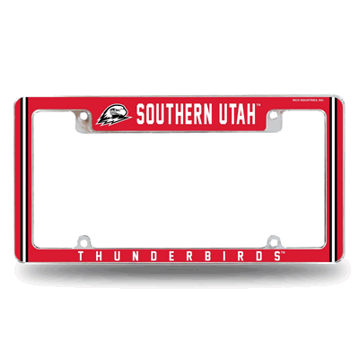 NCAA Southern Utah�Thunderbirds Chrome Automotive License Plate Frame