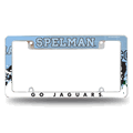NCAA Spelman Jaguars Standard Chrome Automotive License Plate Frame NCAA Spelman Jaguars Standard Chrome Automotive License Plate Frame