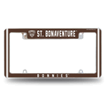 NCAA St. Bonaventure Bonnies Chrome Automotive License Plate Frame NCAA St. Bonaventure Bonnies Chrome Automotive License Plate Frame