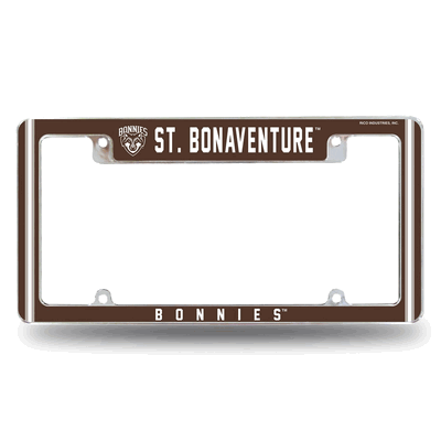 NCAA St. Bonaventure�Bonnies Chrome Automotive License Plate Frame