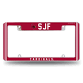 NCAA St. John Fisher Cardinals Chrome Automotive License Plate Frame NCAA St. John Fisher Cardinals Chrome Automotive License Plate Frame