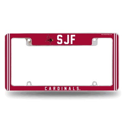 NCAA St. John Fisher�Cardinals Chrome Automotive License Plate Frame