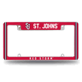 NCAA St. John's Red Storm Chrome Automotive License Plate Frame NCAA St. John's Red Storm Chrome Automotive License Plate Frame
