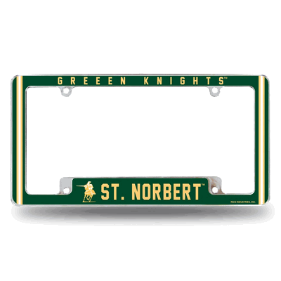 NCAA St. Norbert�Green Knights Chrome Automotive License Plate Frame