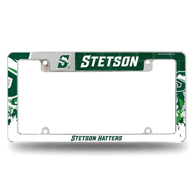 NCAA Stetson Hatters Primary Chrome Automotive License Plate Frame
