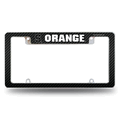 NCAA Syracuse Orange Black Chrome Automotive License Plate Frame NCAA Syracuse Orange Black Chrome Automotive License Plate Frame