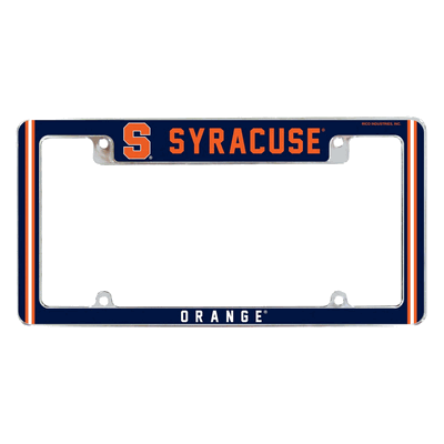 NCAA Syracuse Orange Classic Chrome Automotive License Plate Frame