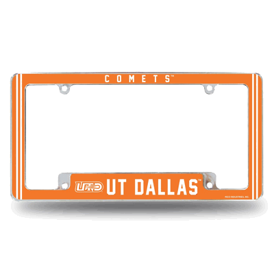 NCAA Texas-Dallas�Comets Chrome Automotive License Plate Frame