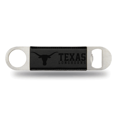 NCAA Texas Longhorns Black Laser Engraved Bar Blade
