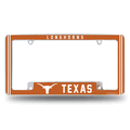 NCAA Texas Longhorns Classic Chrome Automotive License Plate Frame