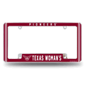 NCAA Texas Woman's Pioneers Chrome Automotive License Plate Frame NCAA Texas Woman's Pioneers Chrome Automotive License Plate Frame