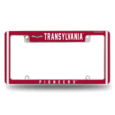 NCAA Transylvania�Pioneers Chrome Automotive License Plate Frame