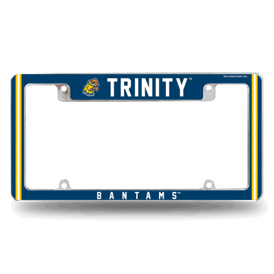 NCAA Trinity (CT)�Bantams Chrome Automotive License Plate Frame