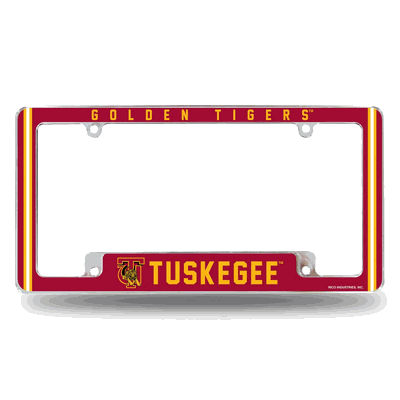 NCAA Tuskegee�Golden Tigers Chrome Automotive License Plate Frame