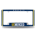 NCAA UC Merced Golden Bobcats Chrome Automotive License Plate Frame NCAA UC Merced Golden Bobcats Chrome Automotive License Plate Frame
