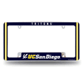 NCAA UC San Diego Tritons Chrome Automotive License Plate Frame NCAA UC San Diego Tritons Chrome Automotive License Plate Frame