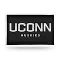 NCAA UConn Huskies UCONN Carbon Fiber 3' x 5' Banner Flag