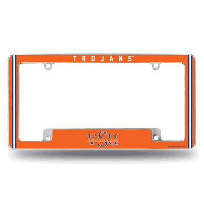 NCAA Virginia State�Trojans Chrome Automotive License Plate Frame