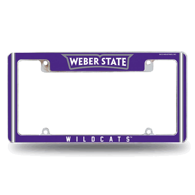 NCAA Weber State�Wildcats Chrome Automotive License Plate Frame