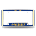NCAA Webster Gorloks 12" x 6" Chrome Automotive License Plate Frame NCAA Webster Gorloks 12" x 6" Chrome Automotive License Plate Frame