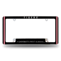 NCAA West Alabama Tigers Chrome Automotive License Plate Frame NCAA West Alabama Tigers Chrome Automotive License Plate Frame