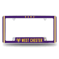 NCAA West Chester Golden Rams Chrome Automotive License Plate Frame NCAA West Chester Golden Rams Chrome Automotive License Plate Frame