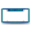 NCAA West Florida Argonauts Chrome Automotive License Plate Frame NCAA West Florida Argonauts Chrome Automotive License Plate Frame