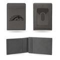 NCAA Western Michigan Broncos Gray Laser Engraved Front Pocket Wallet