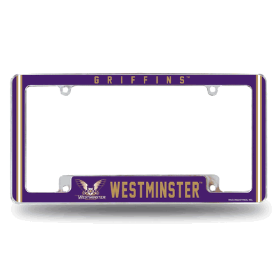 NCAA Westminster (MO) Blue Jays Chrome Automotive License Plate Frame