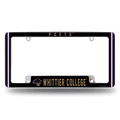 NCAA Whittier Poets 12" x 6" Chrome Automotive License Plate Frame NCAA Whittier Poets 12" x 6" Chrome Automotive License Plate Frame