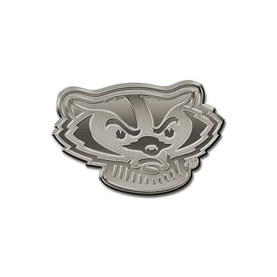 NCAA Wisconsin Badgers Bucky Antique Auto Emblem