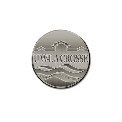NCAA Wisconsin-La Crosse Eagles UW La Crosse Round Antique Auto Emblem