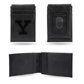 NCAA Yale Bulldogs Standard Black Laser Engraved Front Pocket Wallet