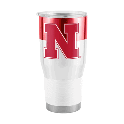 Nebraska 30oz Colorblock Stainless Tumbler