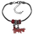 Nebraska Cornhuskers Euro Bead Bracelet