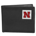 Nebraska Cornhuskers Leather Bi-fold Wallet Packaged in Gift Box Nebraska Cornhuskers Leather Bi-fold Wallet Packaged in Gift Box