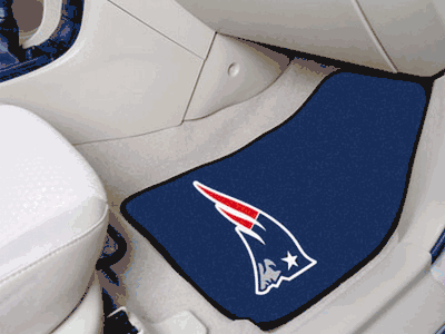 New England Patriots Car Mat Set