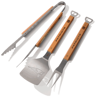 New England Patriots Classic Series 3-Piece BBQ Set