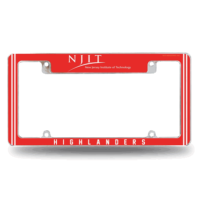 New Jersey City�Gothic Knights Chrome Automotive License Plate Frame