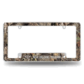 New Orleans Pelicans Mossy Oak Chrome Automotive License Plate Frame New Orleans Pelicans Mossy Oak Chrome Automotive License Plate Frame