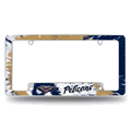 New Orleans Pelicans Tie Dye 12" x 6" Chrome Auto License Plate Frame New Orleans Pelicans Tie Dye 12" x 6" Chrome Auto License Plate Frame