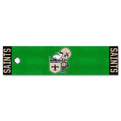 New Orleans Saints NFL Vintage Putting Green Mat