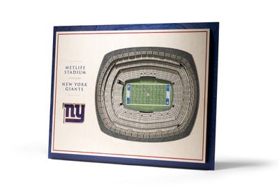 New York Giants 5 Layer Stadiumviews 3D Wall Art