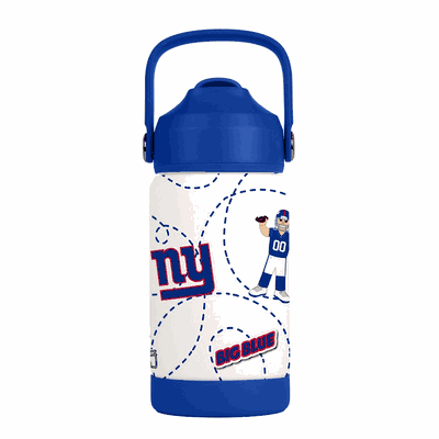 New York Giants Kids 12oz Stainless Steel Mascot Bottle