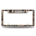 New York Islanders Mossy Oak Chrome Automotive License Plate Frame New York Islanders Mossy Oak Chrome Automotive License Plate Frame