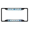New York Knicks Metal License Plate Frame Black Finish New York Knicks Metal License Plate Frame Black Finish